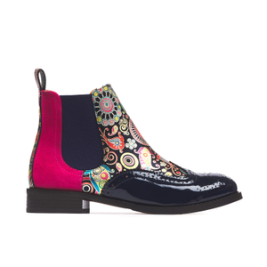 Mamacita - Navy & Pink - Womens Ankle Boots (8 UK)