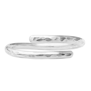 Adjustable Hammered Sterling Silver Ring (XXL)