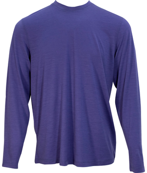 Chase Long Sleeve  Merino Crew In Skipper (XL)