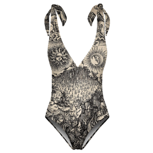 Durer Series Fifth Seal One Piece Swimsuit (S)