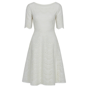 Evie Lace Wedding Dress In Ivory Lace (XL/XXL)