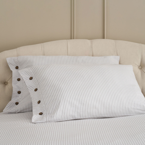 Cotton Collection Dyed Stripe Pillowcase Pair,
