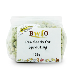 Organic Pea Seeds for Sprouting 125g