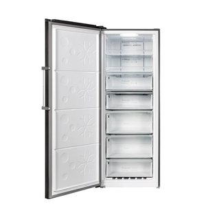 Powerpoint P1271185MFZIN, 185 x 70cm, 380L, Frost Free Freezer, Brushed Steel