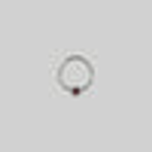 SERAPHINA. Garnet Septum Clicker Ring - Silver - Silver / 10mm / 16ga (1.2mm)