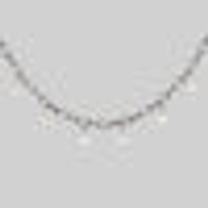 SOVEREIGN. Ornate Link Pearl Collar - Silver - Silver