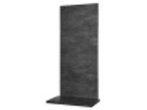 Acantha x3 Tile & Hearth Set in Slate Venetian Plaster Effect