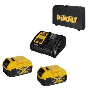 DCB115P2-GB 18V Battery Kit (2 x 5.0Ah Batteries, Charger and Case)