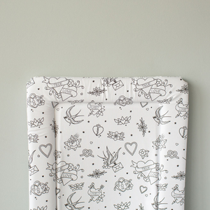 Standard Changing Mat - Monochrome Tattoo