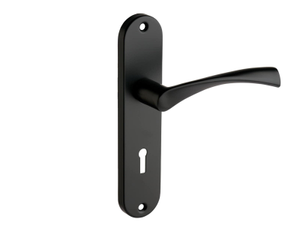 Marvel Lever Lock Door Handle - Matte Black - Pair - Designer Levers