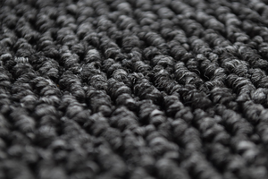 Flora - Dark Grey - Felt Backed Carpet Sample