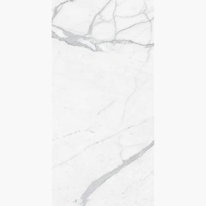 Calacatta Deluxe 1200x600 Honed White Marble Look Rectified Sample