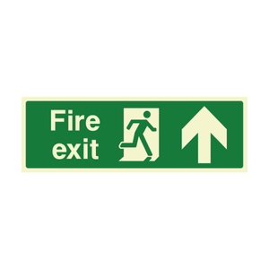 Fire Exit Sign – Up Direction 300 x 100mm