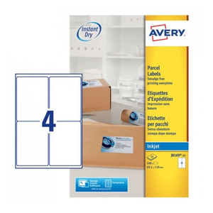 Parcel Labels 99.1 x 139 mm, Inkjet, white