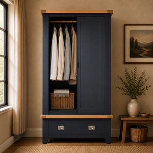 Gloucester Railings Double Sliding Door Wardrobe