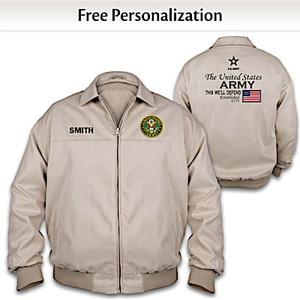 U.S. Army Armed Forces Personalized Men's Jacket - M