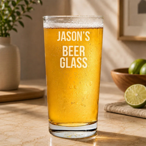 First Name Engraved Pint Glass