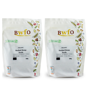 Organic Shelled Hemp Seeds 1kg - Exclusive Offer