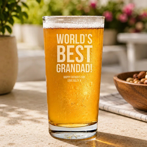 Best Grandad Engraved Pint Glass