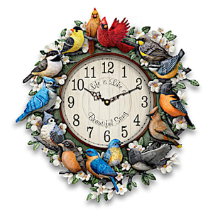 Songbird Melodies Wall Clock