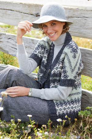 Womens Fair Isle Jacket Knitting Pattern