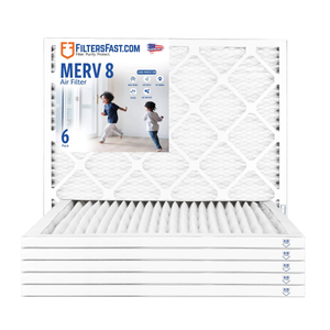 Filters Fastr Replacement for Carrier KFAFK0212MED 17x22x1 MERV 8 Air Filters - 6-Pack