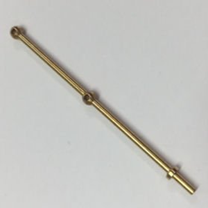 2 Hole Brass Rail Stanchion Ball Type 40mm Pack of 10