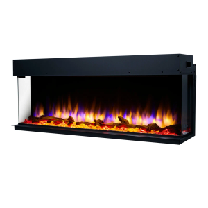Rosedale 3-Sided Media Wall Electric Fire - M - 48"