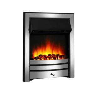 Roxby Electric Fire - Chrome