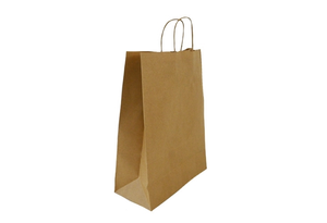 Brown Paper Carrier Bags - Twisted Handles - 320 x 140 x 420mm - 150 Bags