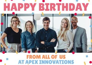 Fun Confetti Photo Upload Group Colleague Birthday From All Of Us Card