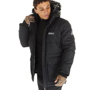 Bench Mens Koufax Padded Parka Black