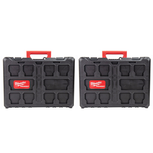 Milwaukee 4932464087 Packout 530mm Stackable Tool Box Twin Pack