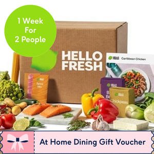 HelloFresh One Week Meal Kit with Three Meals for Two People