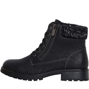 Lotus Womens Emmeline Zip Ankle Boots Black