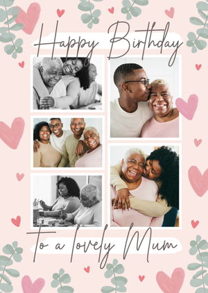 To A Lovely Mum Photo Upload Birthday Card