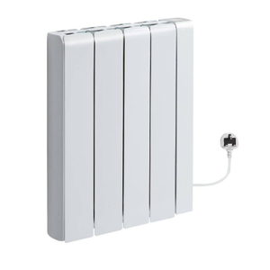 ECOSO Tuc - White Ceramic Core 1000W Plug-In Smart Electric Heater - 570mm x 444mm