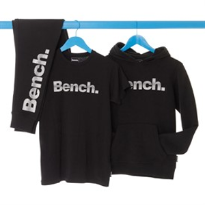Bench Boys Anton Three Pack Tracksuit And T-Shirt Set Black