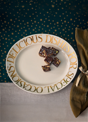 Gold Toast Special Occasions Medium Oval Platter