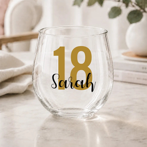 Age Coloured Stemless Wine Glass