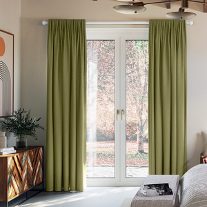 Ascot, Muted Green - Made to Measure Curtains