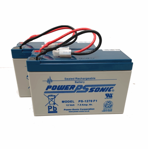 1 x Pair of 12 Volt 7Ah Rechargeable Waverunner Bait Boat Batteries