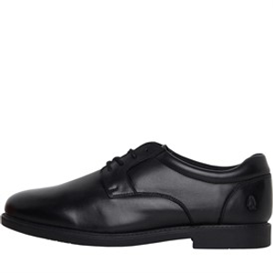 Hush Puppies Mens Matteo Plain Toe Shoes Black