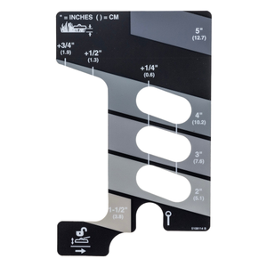 Ferris 5108114FS Cutting Height Decal w Series Mower ISX800 Deck 61 590 -