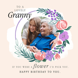 Moonpig To A Lovely Granny Photo Upload Birthday Card