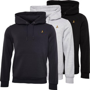 Brave Soul Mens Howard Three Pack Hoodies Black/Grey/Navy