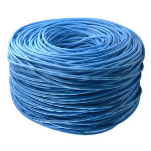 CAT6 UTP Ethernet Cable 305M Roll Bare Copper - Blue