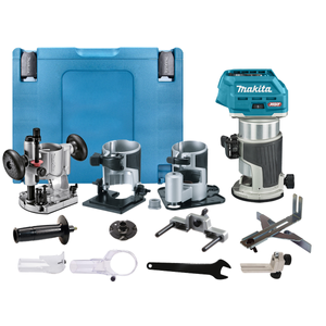 Makita RT001GZ16 40V Max XGT Cordless Brushless 6mm/8mm 1/4" & 3/8" AWS 1160W Router/Trimmer With Case