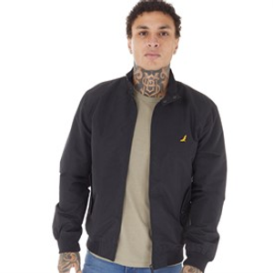 Brave Soul Mens Falcon Harrington Jacket Black