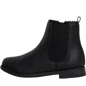 Fluid Girls Chelsea Boot Black